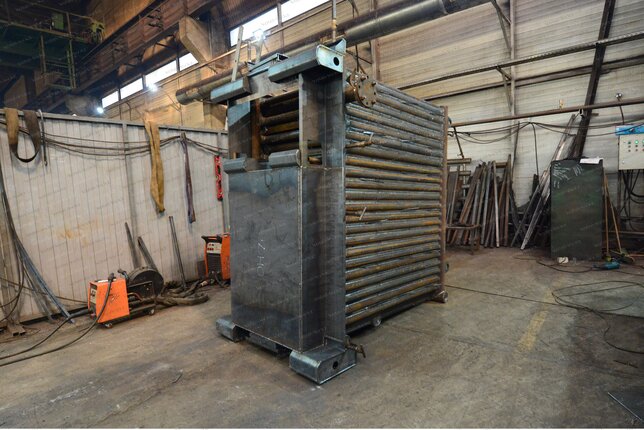 Твердотопливный промышленный котел 0.7 МВт - изготовление