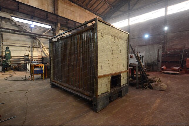 Угольный промышленный котел 1.25 МВт - изготовление