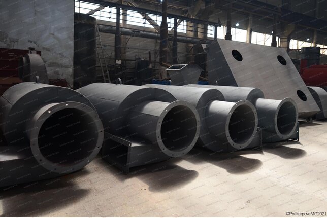 Изготовление промышленных циклонов ЦН 11 800 4СП