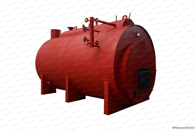 Парогенератор на твердом топливе 1200 кг 115 С